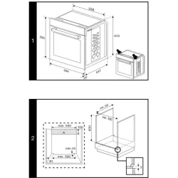 Духовка електрична Beko BBIE12100XC, пакування пошкоджене, товар цілий.